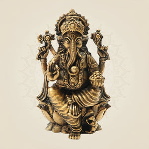 Panchaloha Bronze Ganapati Statue
