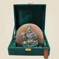 Premium Goddess Laxmi Idol – 999 Silver Plated with Stone Base | Luxury Gift - Luxeartisanship