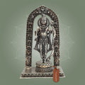 Silver Plated Brass Ram Lalla Statue 6"- Puja & Divine Gifting