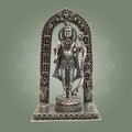 Silver Plated Brass Ram Lalla Statue 6" - Puja & Divine Gifting - Luxeartisanship