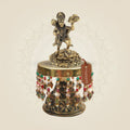 Standing Hanuman Murti with Chowki Base – Refined Surface Work - Luxeartisanship
