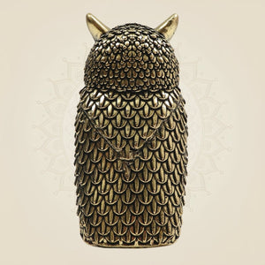 Superfine Brass Owl 4" – Elegant Emblem of Wisdom and Fortune - Luxeartisanship