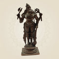 Unique Copper Ganesha Idol – Graceful Standing Statue of Wisdom & Blessings 5.75" - Luxeartisanship