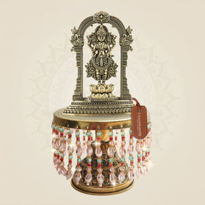 Welcome Goddess Lakshmi with Brass Idol 8.5 - Luxeartisanship